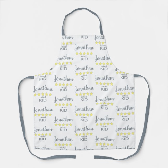 5 Star Rated Kid Apron (Front)