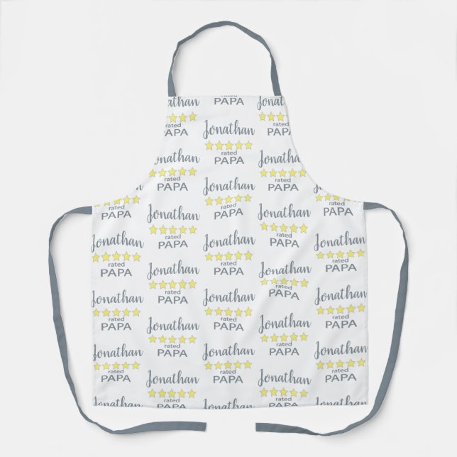 5 Star Rated Papa Apron (Front)