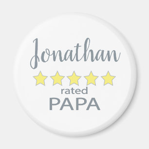5 Star Rated Papa Magnet