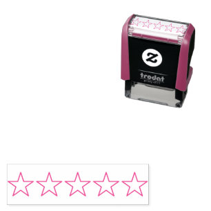 5 Star Rating Review Book Teacher Self-inking Stamp