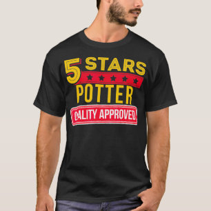 5 Stars Potter  Funny Pottery  Earthenware Gift T-Shirt