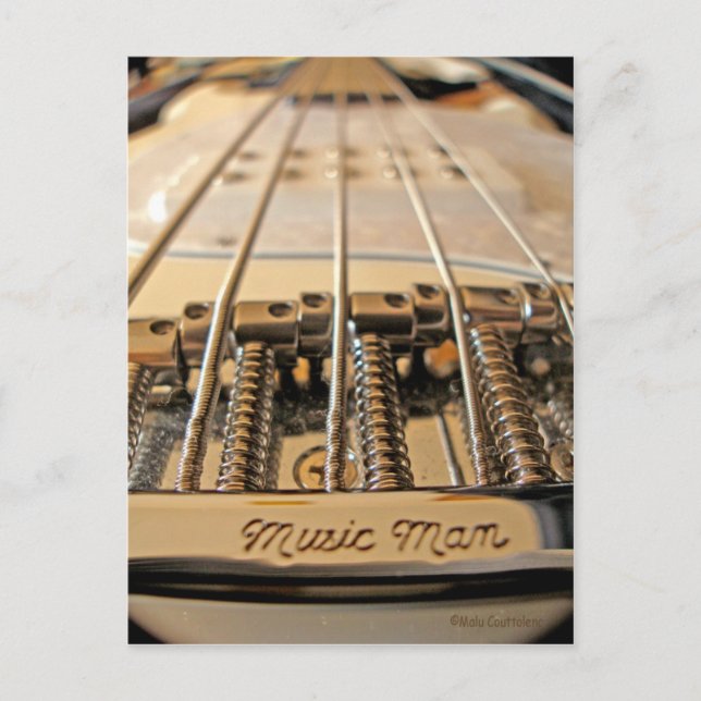 5 String Bass Postcard (Front)