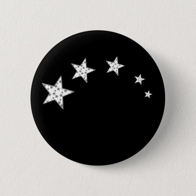 5 Superstars 2 Inch Round Button (Front)