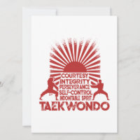 5 Tenets Of Taekwondo