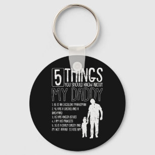 5 Things You Should Know About My Dad Fathers Day Keychain