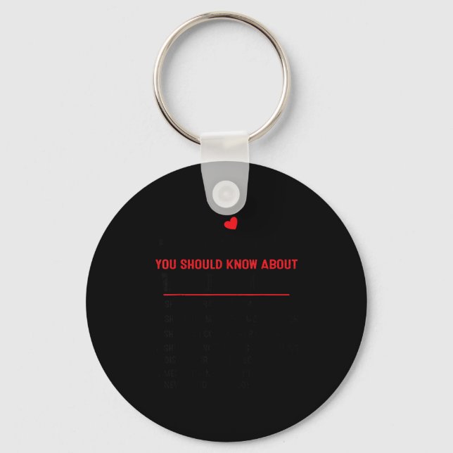 5 Things You Should Know About My Grandma Funny Fa Keychain (Front)