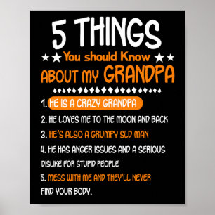 5 Things You Should Know About My Grandpa Poster