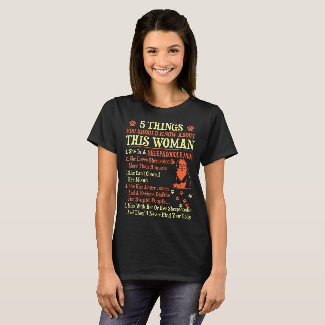 5 Things You Should Know About Sheepadoodle Mom T-Shirt (Front Full)