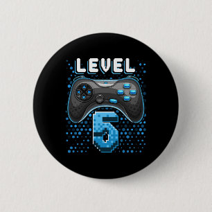 5 Video Game Controller 5th Birthday Gamer Gift Bo 2 Inch Round Button