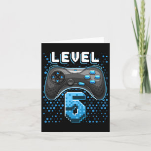 5 Video Game Controller 5th Birthday Gamer Gift Bo Card