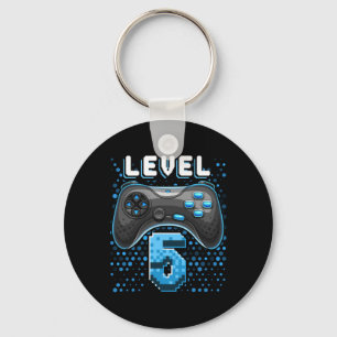 5 Video Game Controller 5th Birthday Gamer Gift Bo Keychain