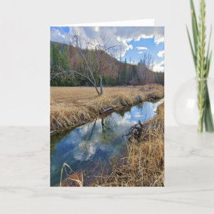 5"x7" Folded Card    Creek Reflection 12 v3