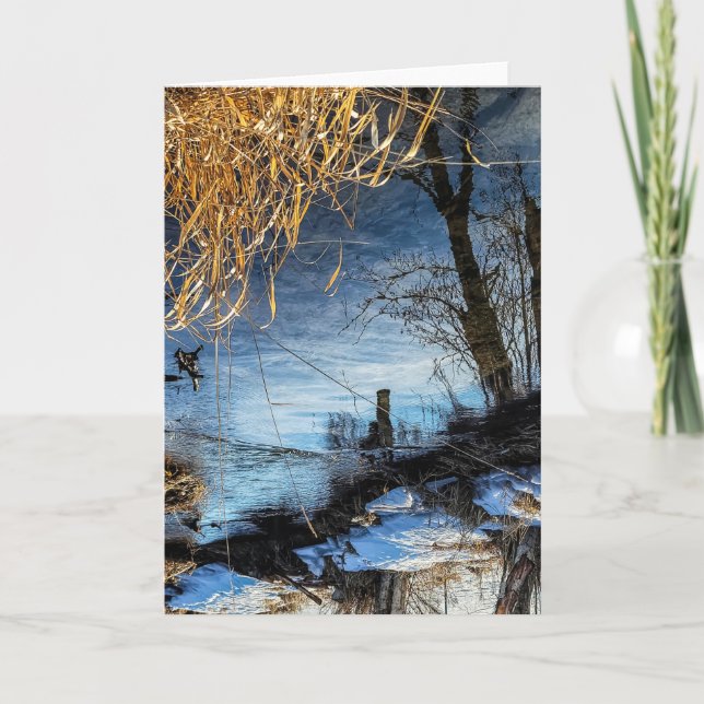 5"x7" Folded Card || Creek Reflection 16 sg (Front)