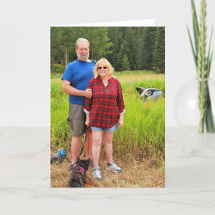 5"x7" Folded Card    Farm Photobomb