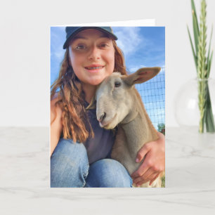 5"x7" Folded Card    Scout Loves Addison