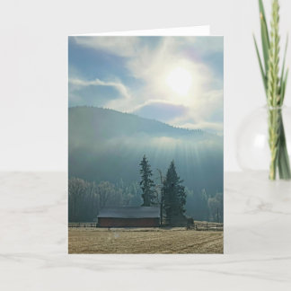 5"x7" Folded Card || Sun & Fog