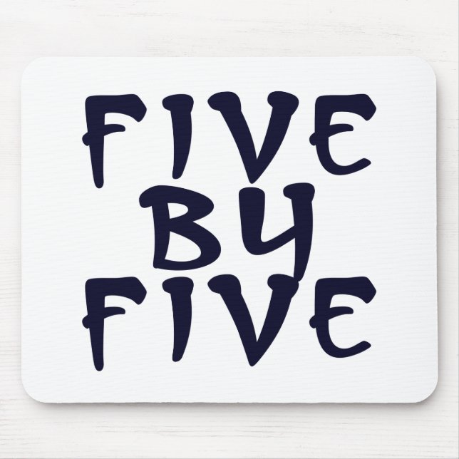 5 x 5 mouse pad (Front)