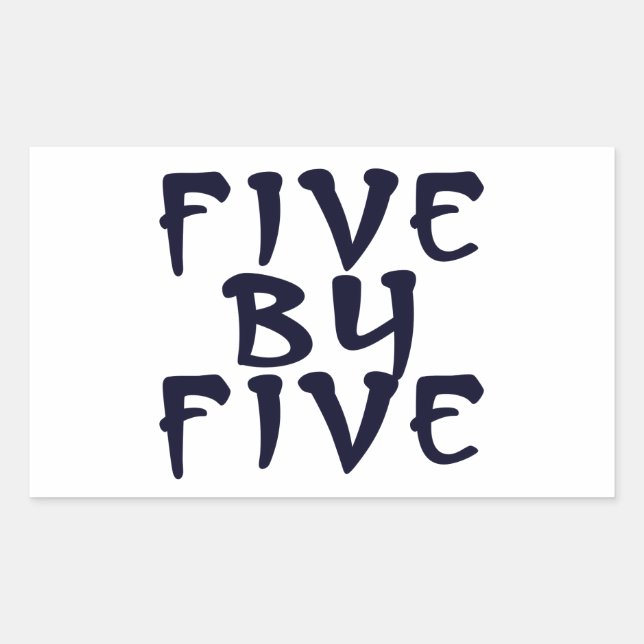 5 x 5 sticker (Front)