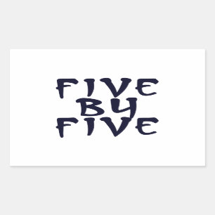 5 x 5 sticker
