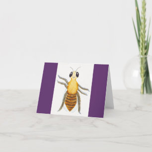 5" x 7" Blank Note Card - Communication (Bee)