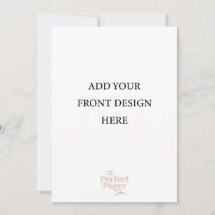 5 x 7 Double Sided Invitation Template Portrait