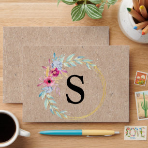 5 x 7 Enveloppe d'adresse de retour papier pour em