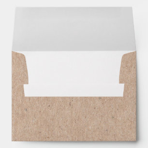 5 x 7 Enveloppe d'adresse de retour papier pour em