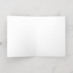 5 x 7 Foil Folded Holiday Card , Colour: Silver, M