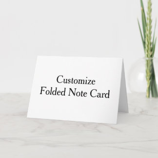 5" x 7" Folded Note Card