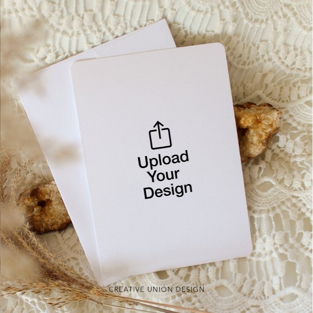 5 x 7 Invitation, Rounded Corner Custom Printed Invitation (Creator Uploaded)