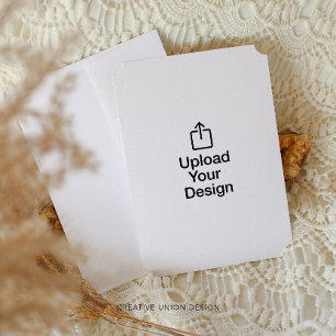 5 x 7 Invitation, Ticket Corner Custom Printed Invitation