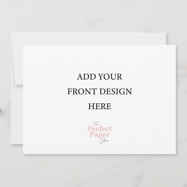 5 x 7 Landscape Invitation (Front)