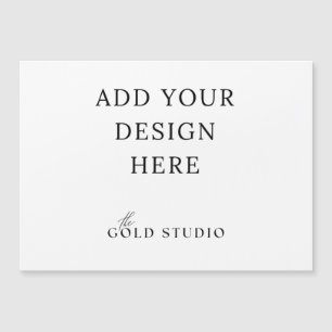 5 x 7 Magnetic Postcard Invitation Landscape Blank