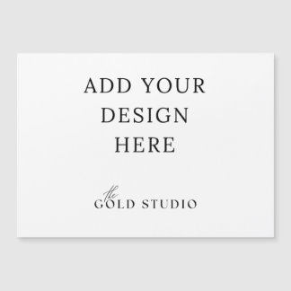 5 x 7 Magnetic Postcard Invitation Landscape Blank