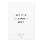 5 x 7 Modèle Invitation à double face Portrait