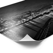 5 x 7 Portland Skyline at Night #2 Photo Print (Corner)
