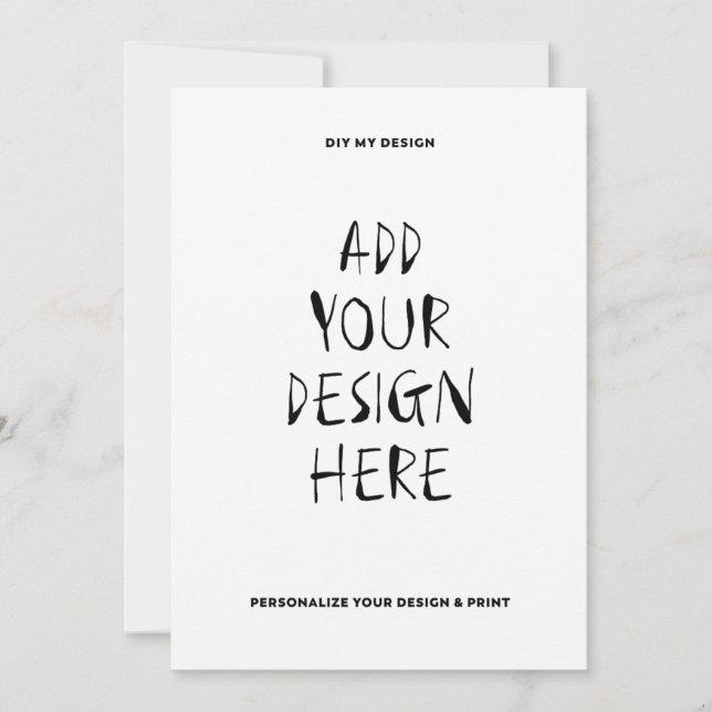 5" x 7" Portrait Card (Front)