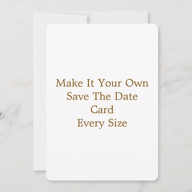 5" x 7" Save The Date Card (Front)