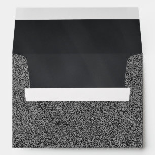 5 x 7 Vintage Black Chalkboard Return Address Enve Envelope