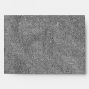 5 x 7 Vintage Black Chalkboard Return Address Enve Envelope