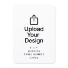 5" x 7" Wedding Table Number Cards