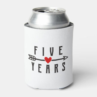 5 Year Wedding Anniversary Relationship  Can Cooler