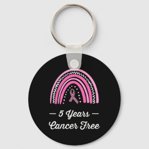 5 Years Breast Cancer Free Survivor Keychain