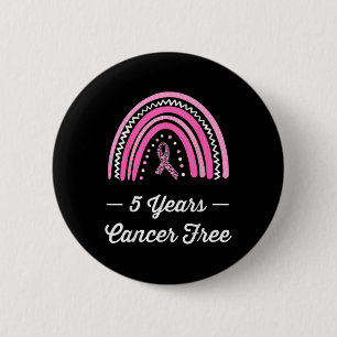 5 Years Breast Cancer Survivor  2 Inch Round Button