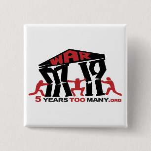 5 Years Too Many Button (square)