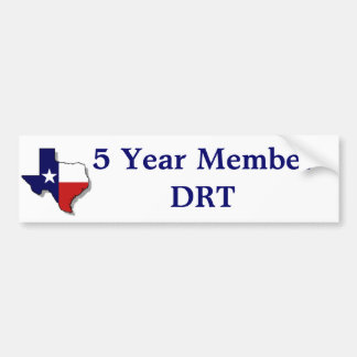 5 Yr Member Bumper Sticker