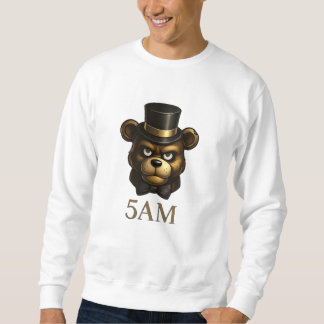5AM Night Shift Horror Gaming Sweatshirt