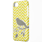 Coque iphone d'oiseau et de Chevron