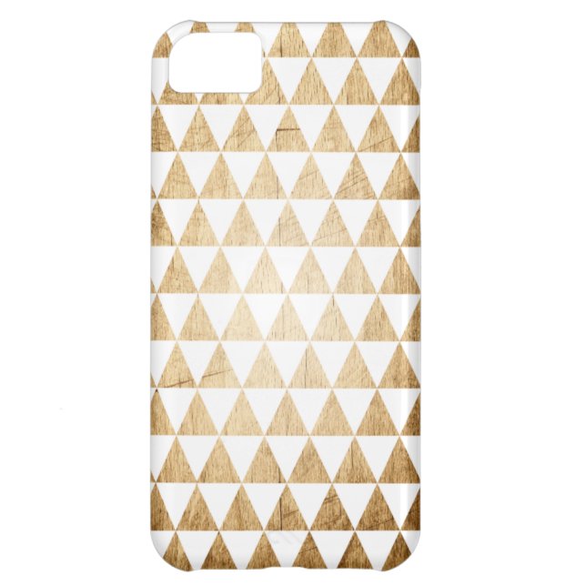 5C coque iphone géométrique triangulaire du grain de  (Dos)