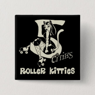 5CRK Roller Derby Button